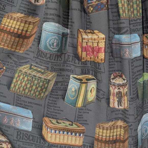 Jane Marple Vintage Biscuits Can Velvet Panel Dress - Picture 6 of 9